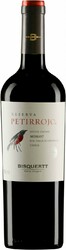Вино Bisquertt. "Petirrojo" Reserva". Merlot. Colchagua Valley DO