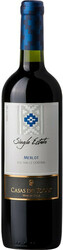 Вино Casas del Toqui, "Single Estate" Merlot, Central Valley DO, 2018