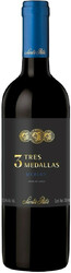 Вино Santa Rita, "3 Tres Medallas" Merlot, 2018
