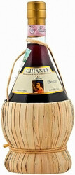 Вино Chianti DOCG "Caretti", in Fiasco
