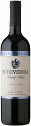 Вино Echeverria. Carmenere Gran Reserva
