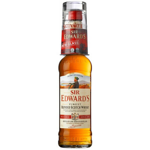Виски Sir Edwards, with a glass, 0.7 л