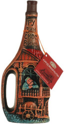Вино Кварельский Погреб, Киндзмараули, в керамической бутылке