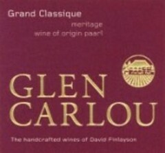 Вино Glen Carlou Grand Classique