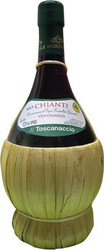 Вино Vino Sorelli, Chianti DOCG Toscanaccio BIO, 2016, in Fiasco, 1 л