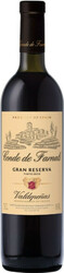 Вино "Conde de Farnals" Gran Reserva, Valdepenas DO, 2011