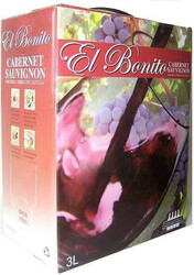 Вино "El Bonito" Cabernet Sauvignon, 3 л