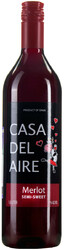 Вино "Casa del Aire" Merlot, 1 л