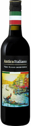 Вино "Antico Italiano" Rosso Semi-dolce, 0.7 л
