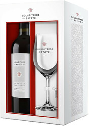 Вино Golubitskoe Estate. Cabernet Sauvignon. gft box with Riedel glass