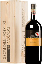 Вино Rocca di Montegrossi. "Vigneto San Marcellino" Gran Selezione. Chianti Classico DOCG. wooden box. 1.5 л