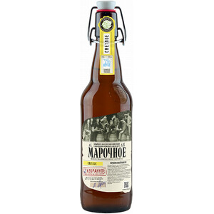 Пиво Афанасий, "Марочное" Избранное Светлое, 0.5 л
