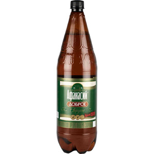 Пиво "Афанасий" Доброе Светлое, в пластиковой бутылке, 1.5 л