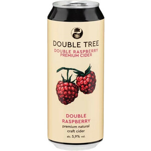 Сидр Cider House, "Double Tree" Double Raspberry, Mead, in can, 0.5 л