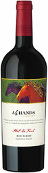 Вино 14 Hands, "Hot to Trot" Red Blend, 2015