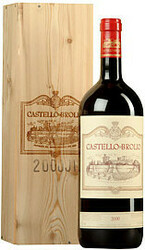 Вино Barone Ricasoli. "Castello di Brolio". Chianti Classico DOCG. wooden box. 1.5 л