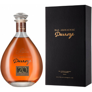 Арманьяк Darroze, "Les Grands Assemblages" 20 ans d'age, Bas-Armagnac, in decanter & gift box, 0.7 л