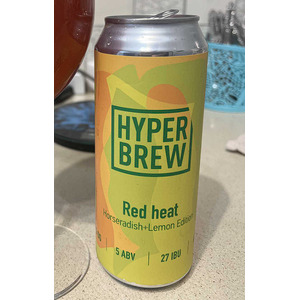 Пиво Hyper Brew Red Heat Lemon Horseradish ж/б 0.5 л