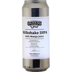 Пиво "Salden's" Milkshake DIPA with Mango juice, in can, 0.5 л