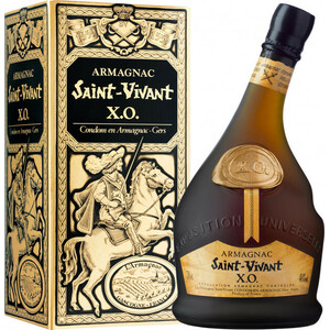 Арманьяк "Saint-Vivant" X.O., gift box, 0.7 л