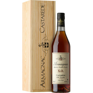 Арманьяк Castarede, "Castarede" XO, Armagnac AOC, wooden box, 0.7 л