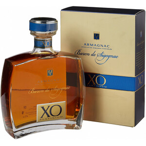 Арманьяк "Baron de Sigognac" XO Platinum, gift box, 0.7 л