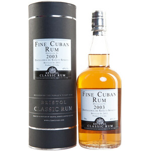Ром Bristol Classic Rum, Fine Cuban Rum, 2003, gift tube, 0.7 л