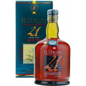 Ром "El Dorado" Special Reserve 21 Years Old, gift box, 0.7 л