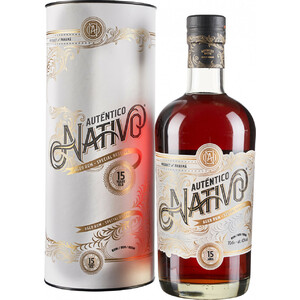 Ром "Autentico Nativo" 15 Years Old, gift box, 0.7 л