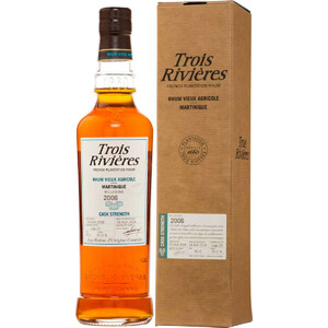 Ром "Trois Rivieres" Millesime Cask Strength, Martinique AOC, 2006, gift box, 0.5 л