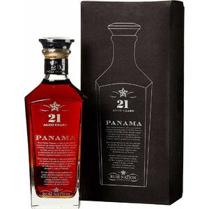 Ром "Rum Nation" Panama 21 Years Old, gift box, 0.7 л