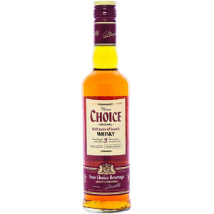 Виски "Your Choice" 3, With taste of Scotch Whisky, 0.5 л