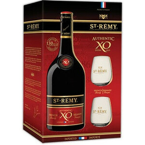 Бренди Saint-Remy, "Authentic" XO, gift box with two glasses, 0.7 л