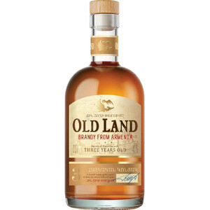 Бренди "Old Land" Brandy 3 Years Old, 0.5 л
