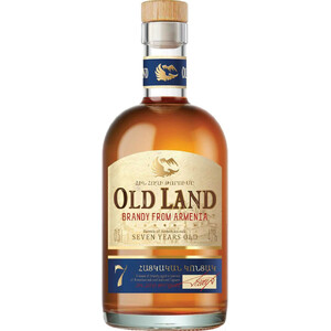 Бренди "Old Land" Brandy 7 Years Old, 0.5 л