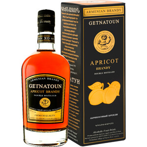 Бренди "Getnatoun" Apricot, gift box, 0.5 л