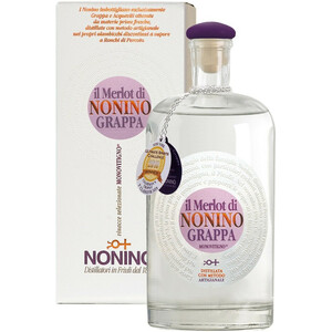 Граппа "Il Merlot di Nonino" Monovitigno, gift box, 0.7 л
