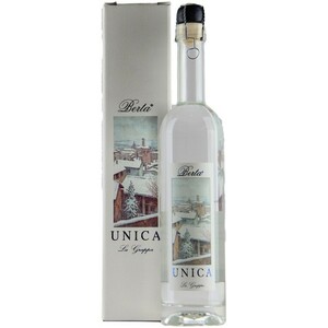 Граппа Berta, "Unica", gift box, 0.5 л
