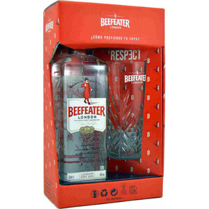 Джин Beefeater, gift box with glass, 0.7 л