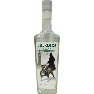 Джин "Sherlock" Dry Gin, White Label, 0.5 л