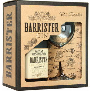Джин "Barrister" Old Tom, gift box with glass, 0.7 л