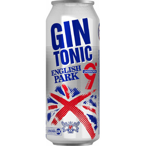 Джин "English Park" Premium Gin Tonic, in can, 0.45 л