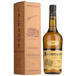 Кальвадос Calvados Pierre Huet, Fine Pays d'Auge AOC, gift box, 0.7 л