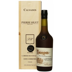 Кальвадос Pierre Huet, Calvados 43 Ans "Straight from The Cask", wooden box, 0.7 л