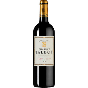 Вино Chateau Talbot, St-Julien AOC 4-me Grand Cru Classe, 2016