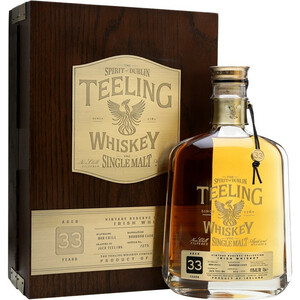Виски Teeling, 33 Year Old Single Malt Irish Whiskey, wooden box, 0.7 л
