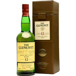 Виски The Glenlivet 12 years, faux leather box, 0.7 л