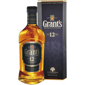 Виски "Grant's" 12 years old, gift box, 0.75 л