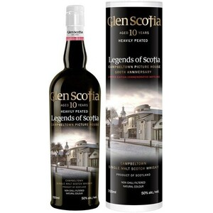 Виски Glen Scotia 10 Years Old Heavily Peated, in tube, 0.7 л