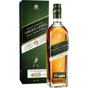 Виски Johnnie Walker "Green Label" 15 years old, with box, 0.7 л